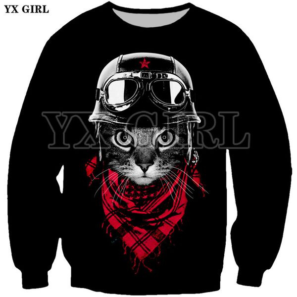 yx girl mens 3d animal printing clothes cool space cat masked gangster cat sweatshirt for men autumn casual tracksuit pullover, Black
yx girl mens 3d animal printing clothes cool space cat masked gangster cat sweatshirt for men autumn casual tracksuit pullover, Black