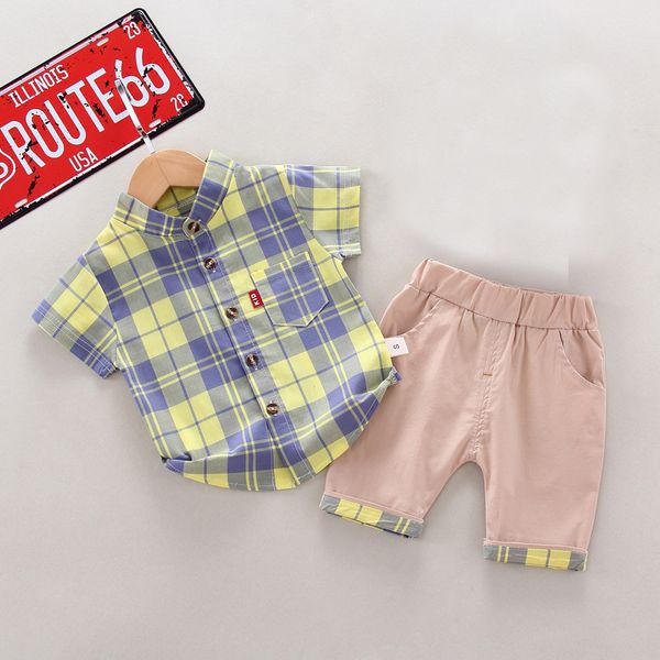 summer baby blue plaid shirt boys toddler 1-2-3y children clothes 2pcs set kids outfit infant vacation costume, White
summer baby blue plaid shirt boys toddler 1-2-3y children clothes 2pcs set kids outfit infant vacation costume, White