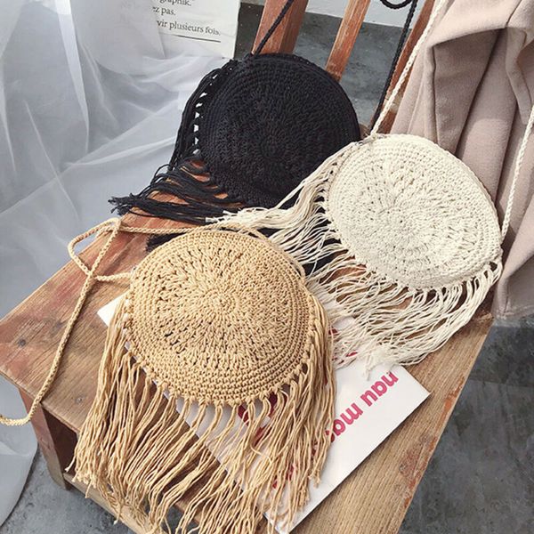 fashion round straw bag 2020 new women tassel crossbody bag woven rattan messenger crossbody bags handbag
fashion round straw bag 2020 new women tassel crossbody bag woven rattan messenger crossbody bags handbag