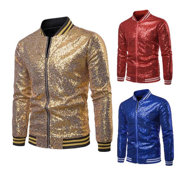 men sparkly sequins jacket blazer suit casual coat women ribbed bomber jacket for party wedding banquet prom s -xxl, Black;brown
men sparkly sequins jacket blazer suit casual coat women ribbed bomber jacket for party wedding banquet prom s -xxl, Black;brown