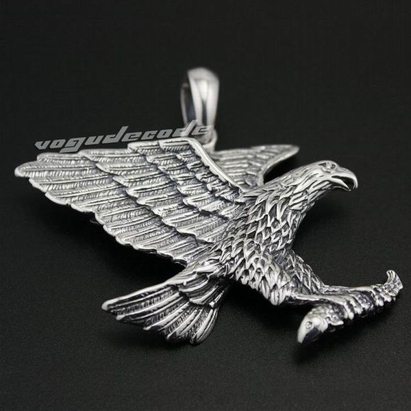heavy solid 925 sterling silver hawk eagle mens biker pendant 8c021 just pendant 
heavy solid 925 sterling silver hawk eagle mens biker pendant 8c021 just pendant