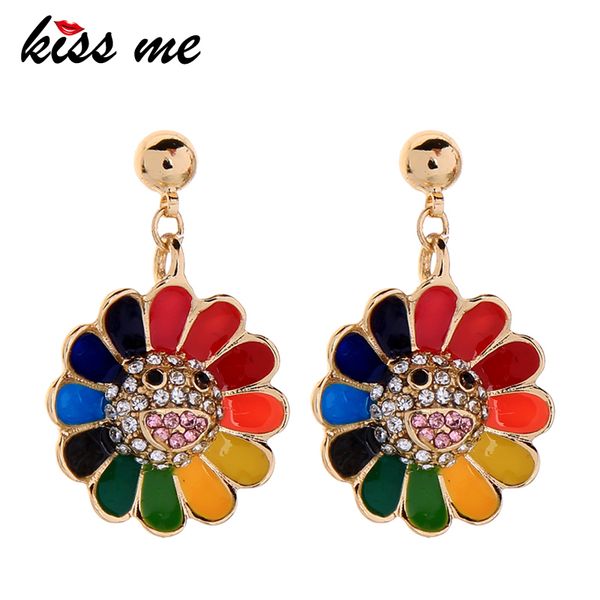 kissme flower earrings colorful enamel rhinestone earrings for women fashion jewelry wholesale, Silver
kissme flower earrings colorful enamel rhinestone earrings for women fashion jewelry wholesale, Silver