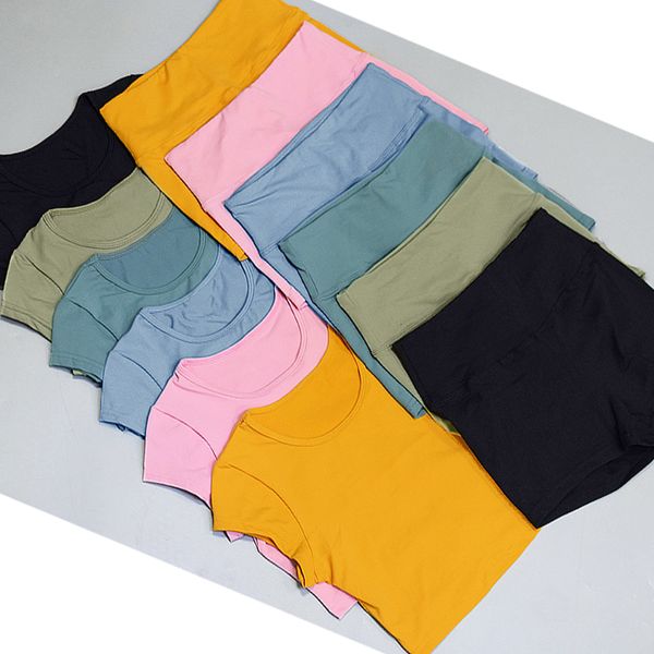 women's workout clothing yoga set sport wear women set solid quick dry short leggings sports suit yoga sets women gym clothes, White;red
women's workout clothing yoga set sport wear women set solid quick dry short leggings sports suit yoga sets women gym clothes, White;red