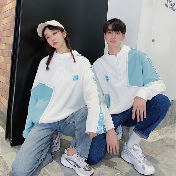 autumn new hoodies men fashion contrast color stitching casual hooded pullover man streetwear hip hop loose couple sweatshirt, Black
autumn new hoodies men fashion contrast color stitching casual hooded pullover man streetwear hip hop loose couple sweatshirt, Black