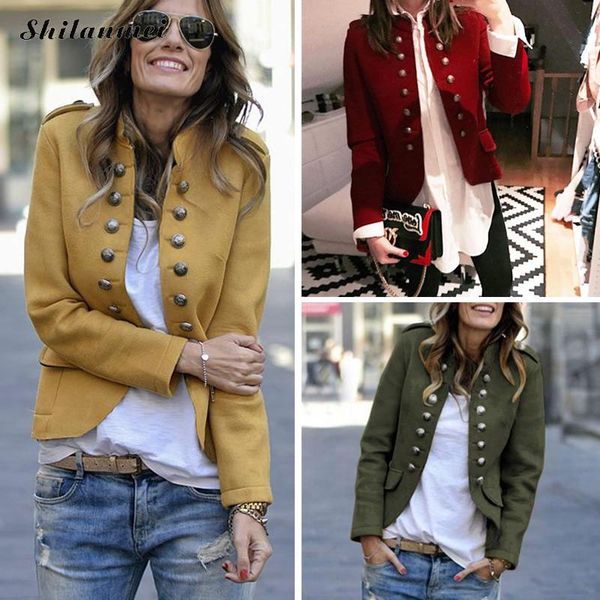 retro autumn jacket women long sleeve army green bomber female jacket yellow slim casual coat spring streetwear basic, Black;brown
retro autumn jacket women long sleeve army green bomber female jacket yellow slim casual coat spring streetwear basic, Black;brown