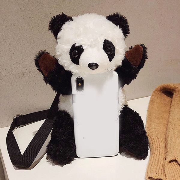 2019 fashion women girl zipper backpack plush panda school bag parent-child backpack gift adjustable shoulder strap for travel
2019 fashion women girl zipper backpack plush panda school bag parent-child backpack gift adjustable shoulder strap for travel