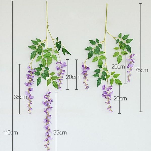 100cm 5colors artificial flower silk orchid wisteria vine flower stings for diy white wedding backdrop wall decoration shooting p props
100cm 5colors artificial flower silk orchid wisteria vine flower stings for diy white wedding backdrop wall decoration shooting p props