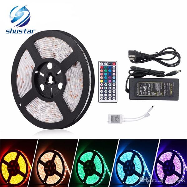 5m smd5050 rgb led strip 60led/m dc12v waterproof 300leds + 44key rgb led controller +12v 5a 60w power adapter
5m smd5050 rgb led strip 60led/m dc12v waterproof 300leds + 44key rgb led controller +12v 5a 60w power adapter