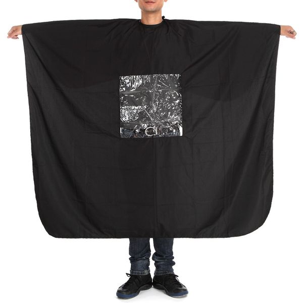 160x136cm blcak hair cut hairdressing barbers gown with phone view window waterproof cape apron styling tools 
160x136cm blcak hair cut hairdressing barbers gown with phone view window waterproof cape apron styling tools