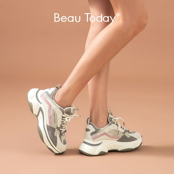 beautoday chunky sneakers women genuine cow leather mesh retro style lace-up mixed colors lady casual thick shoes handmade 29353, Black
beautoday chunky sneakers women genuine cow leather mesh retro style lace-up mixed colors lady casual thick shoes handmade 29353, Black
