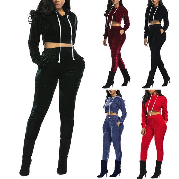 loozykit autumn running tracksuits women 2 pcs sets casual fitness hooded hoodies yoga pants gym suits slim sportswear sets, Black;blue
loozykit autumn running tracksuits women 2 pcs sets casual fitness hooded hoodies yoga pants gym suits slim sportswear sets, Black;blue