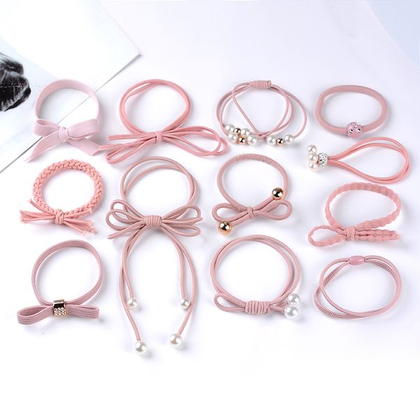 12pcs/set high elastic hair bands solid pearl stretch hair ties for women girls ponytail holder ropes accessories, Slivery;white
12pcs/set high elastic hair bands solid pearl stretch hair ties for women girls ponytail holder ropes accessories, Slivery;white