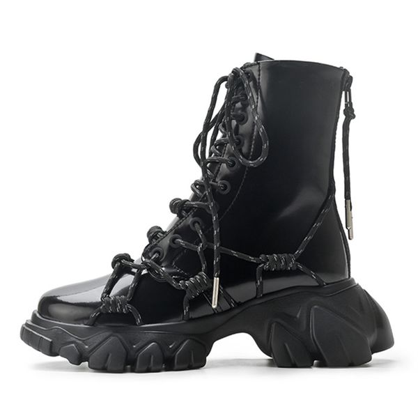 2020 new punk style women ankle boots lace-up casual platform shoes woman creepers black short booties fashion botas mujer
2020 new punk style women ankle boots lace-up casual platform shoes woman creepers black short booties fashion botas mujer