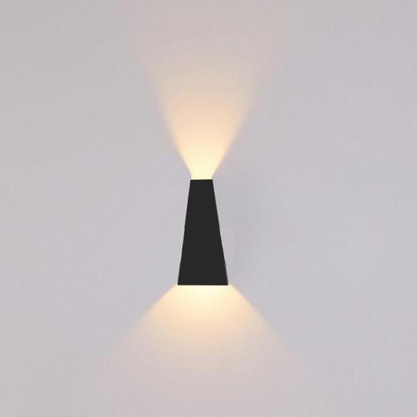 led bedroom bedside lamp double head wall lamp outdoor waterproof simple modern creative light indoor home decor drop shipping