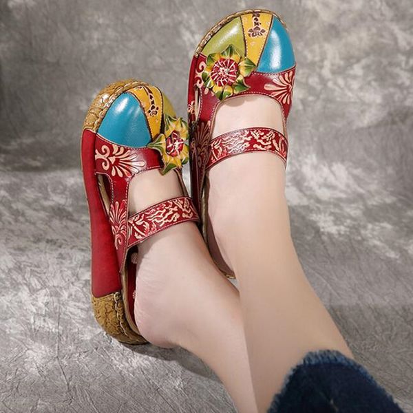 summer woman slippers ethnic style retro sandals closed toe flower handmade genuine leather personalized women slippers, Black
summer woman slippers ethnic style retro sandals closed toe flower handmade genuine leather personalized women slippers, Black