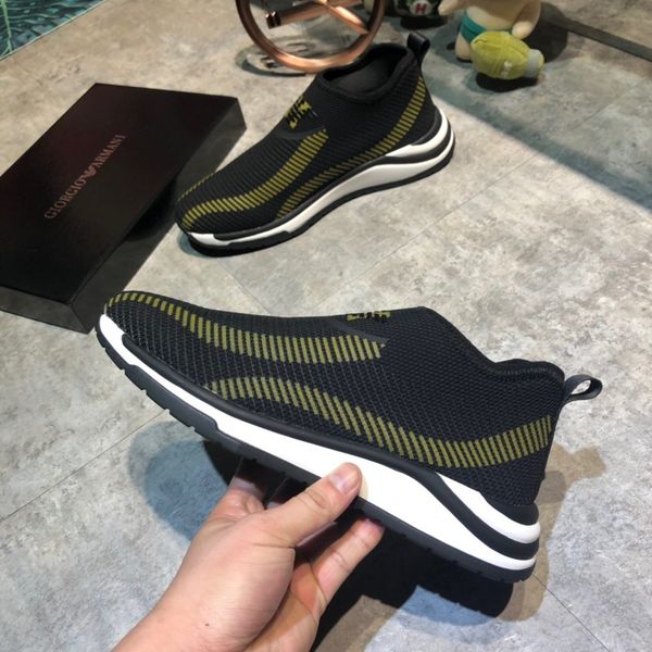 new arrivel mens tennis shoes stretch knit with grenn textured design platform sneakers brands utility walking shoes 01, Black
new arrivel mens tennis shoes stretch knit with grenn textured design platform sneakers brands utility walking shoes 01, Black