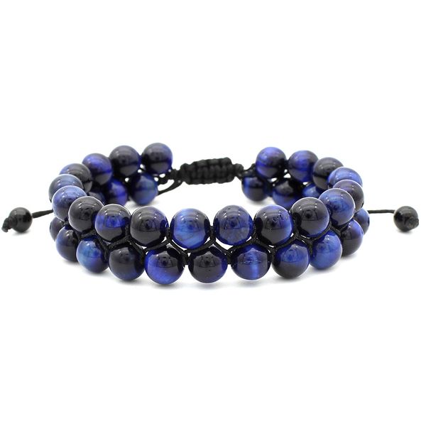 double layer bracelets tiger eye lava rock blue red essential bracelet 8mm natural healing stone beads bangle jewelry adjustable, Black
double layer bracelets tiger eye lava rock blue red essential bracelet 8mm natural healing stone beads bangle jewelry adjustable, Black