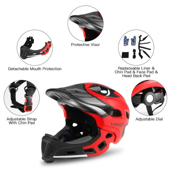 children kids detachable cartoon print full face helmet children sports safety helmet for cycling skateboarding roller skating, Black
children kids detachable cartoon print full face helmet children sports safety helmet for cycling skateboarding roller skating, Black