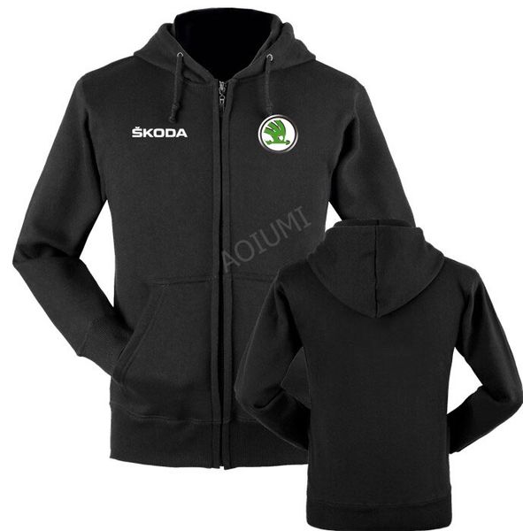 new for men hoodies winter skoda sweatshirts hooded long sleeve coats casual solid color fleece coats, Black
new for men hoodies winter skoda sweatshirts hooded long sleeve coats casual solid color fleece coats, Black