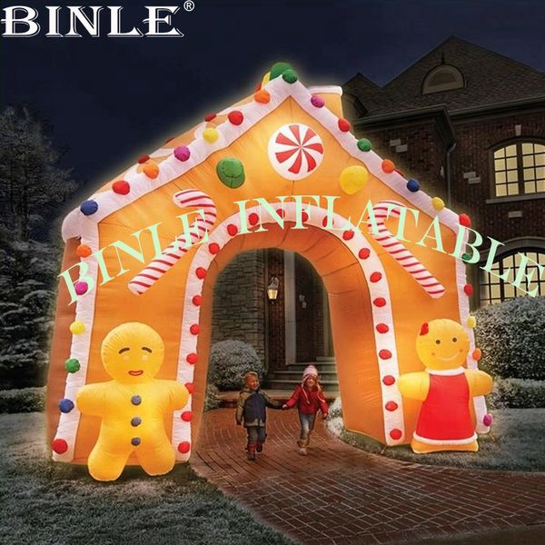 new 3m 5m vacation day led decoration inflatable christmas archway with gingerbread house for party entrance
new 3m 5m vacation day led decoration inflatable christmas archway with gingerbread house for party entrance