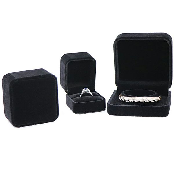 distribution high-grade black velvet cloth jewelry box ring pair ring necklace gift box bracelet bracelet box packaging gift, Black;white
distribution high-grade black velvet cloth jewelry box ring pair ring necklace gift box bracelet bracelet box packaging gift, Black;white