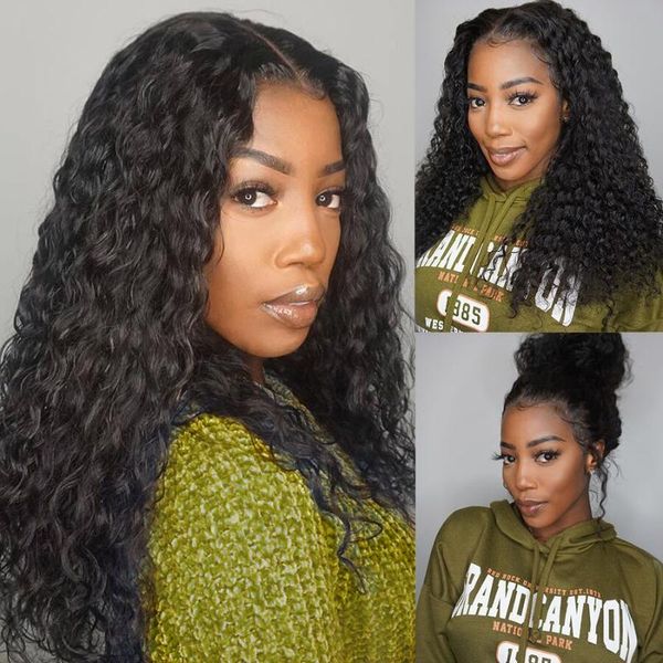 lace wigs 360 frontal wig water wave gossip remy front human hair for black women brazilian ponytail swiss, Black;brown
lace wigs 360 frontal wig water wave gossip remy front human hair for black women brazilian ponytail swiss, Black;brown