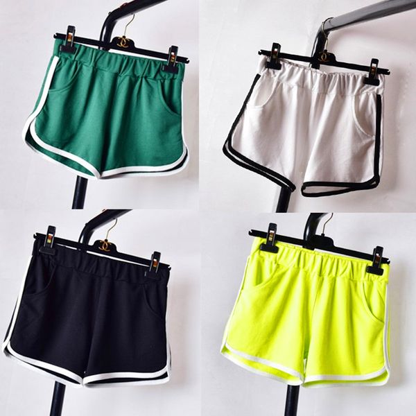 women's sport shorts cotton summer leisure gym fitness yoga shorts running short pants pants workout, White;red
women's sport shorts cotton summer leisure gym fitness yoga shorts running short pants pants workout, White;red