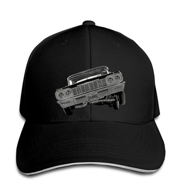 baseball cap 64 impala 3 wheel lowrider snapback hat peaked, Blue;gray