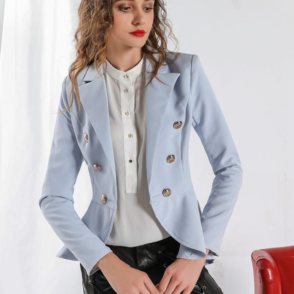 2019 new products double breasted blazer women suit blue office lady korean harajuku gothic abrigo mujer womens jackets 50q065, White;black
2019 new products double breasted blazer women suit blue office lady korean harajuku gothic abrigo mujer womens jackets 50q065, White;black