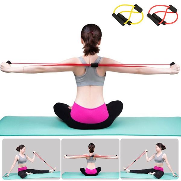 fitness rope resistance bands yoga gym 8 word chest expander rubber pull rope workout muscle elastic bands for sports exercise
fitness rope resistance bands yoga gym 8 word chest expander rubber pull rope workout muscle elastic bands for sports exercise