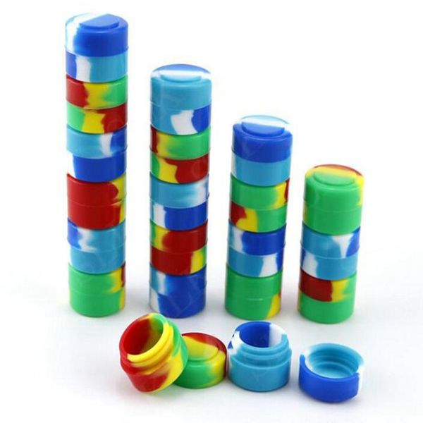 assorted colors round silicone wax dab containers non stick wax oil multi use storage jars 2ml 3ml 5ml 7ml 10ml dab straw concentrate box 
assorted colors round silicone wax dab containers non stick wax oil multi use storage jars 2ml 3ml 5ml 7ml 10ml dab straw concentrate box