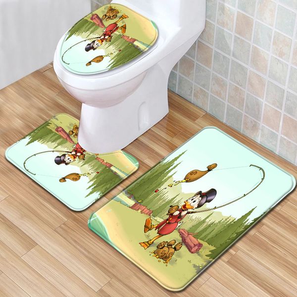 117cartoon animation bathroom floor mat three piece toilet carpet toilet mat set doormat bathroom antiskid mat available
117cartoon animation bathroom floor mat three piece toilet carpet toilet mat set doormat bathroom antiskid mat available