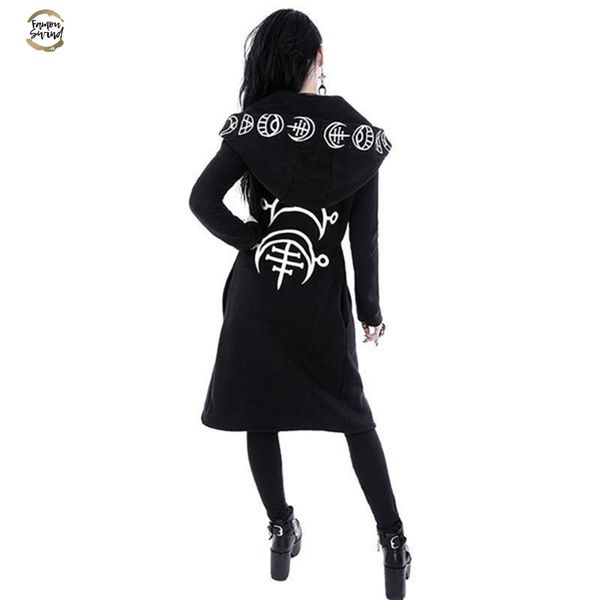 2019 spring gothic coat casual cool chic black plus size women sweatshirts loose cotton hooded print female punk hoodies
2019 spring gothic coat casual cool chic black plus size women sweatshirts loose cotton hooded print female punk hoodies
