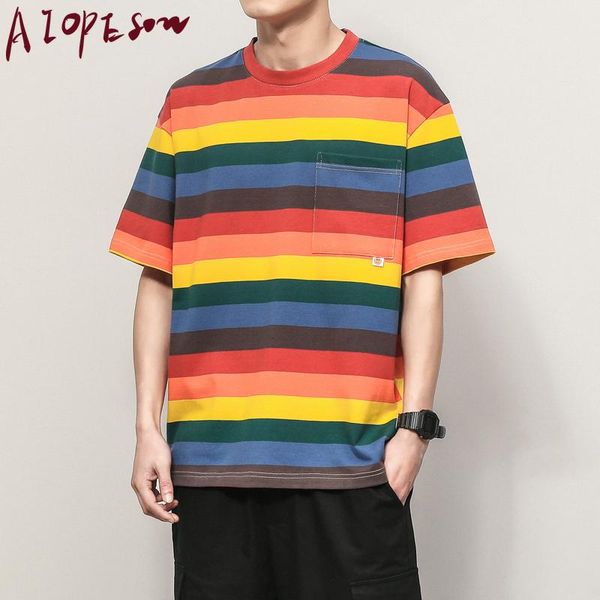 aiopeson summer tshirt men clothing loose stripes contrast color o collar t shirts mens casual cotton short sleeve mens t shirts t200425, White;black
aiopeson summer tshirt men clothing loose stripes contrast color o collar t shirts mens casual cotton short sleeve mens t shirts t200425, White;black