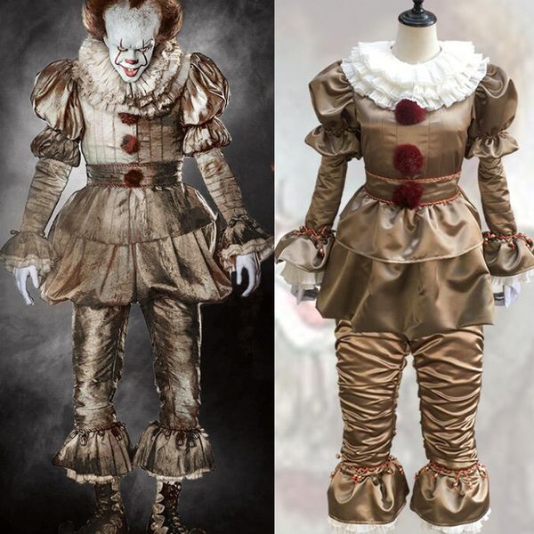pennywise the clown costume movie stephen king's it pennywise cosplay clown costume scary joker suit, Black;red
pennywise the clown costume movie stephen king's it pennywise cosplay clown costume scary joker suit, Black;red