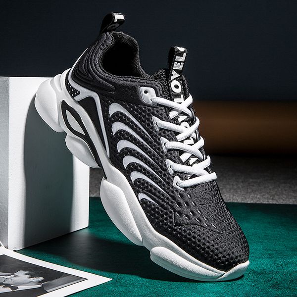 vulcanized shoes platform mens sneakers 2020 fashion summer air mesh breathable outdoor sneakers for men trend leisure shoes, Black
vulcanized shoes platform mens sneakers 2020 fashion summer air mesh breathable outdoor sneakers for men trend leisure shoes, Black
