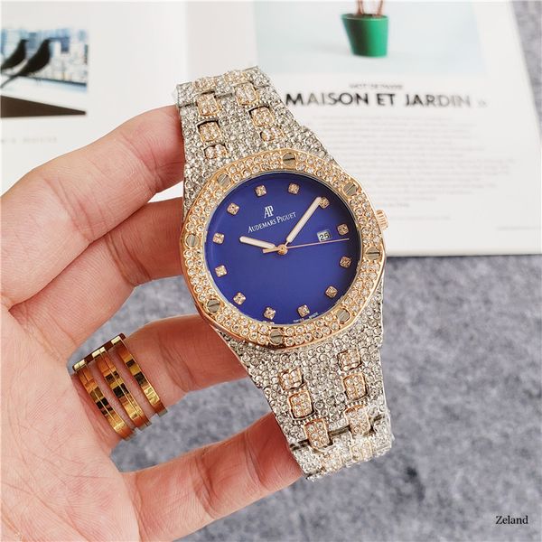 colors mens fashion watch royal oak luxury designer diamond iced out watches stainless steel bling quartz ap movement party wristwatch afp1, Black;brown
colors mens fashion watch royal oak luxury designer diamond iced out watches stainless steel bling quartz ap movement party wristwatch afp1, Black;brown