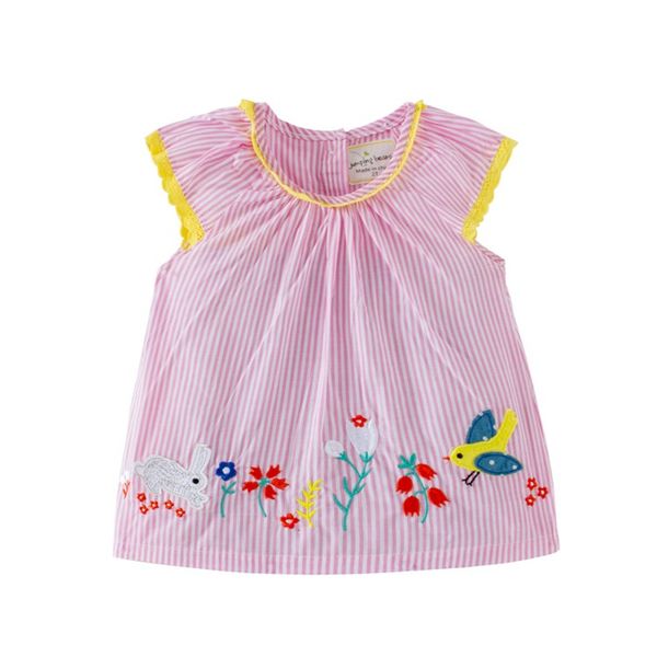 kids clothes girls Summer sets 100% Cotton girl Stripped rabbit or birds print elegant casual t shirt + Polka dots short 2-7T
kids clothes girls Summer sets 100% Cotton girl Stripped rabbit or birds print elegant casual t shirt + Polka dots short 2-7T