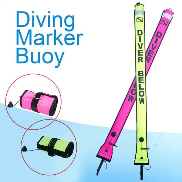 1pc scuba diving surface signal marker buoy 1.2m 1.5m 1.8m inflatable signal tube marker diving swimming accessory
1pc scuba diving surface signal marker buoy 1.2m 1.5m 1.8m inflatable signal tube marker diving swimming accessory