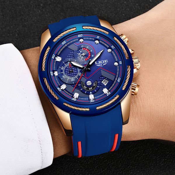 lige new mens watches men unique sports watch men's quartz date clock waterproof wrist watch relogio masculino, Slivery;brown
lige new mens watches men unique sports watch men's quartz date clock waterproof wrist watch relogio masculino, Slivery;brown