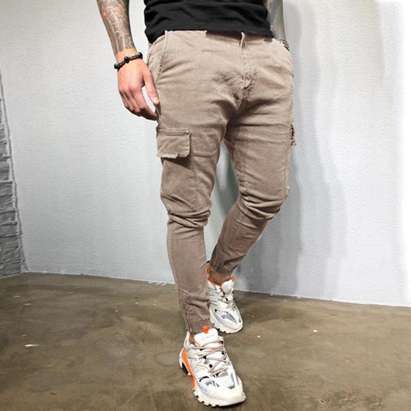 new 2020 casual joggers pants solid color men cotton elastic long trousers pantalon homme cargo pants leggings d30, Black
new 2020 casual joggers pants solid color men cotton elastic long trousers pantalon homme cargo pants leggings d30, Black