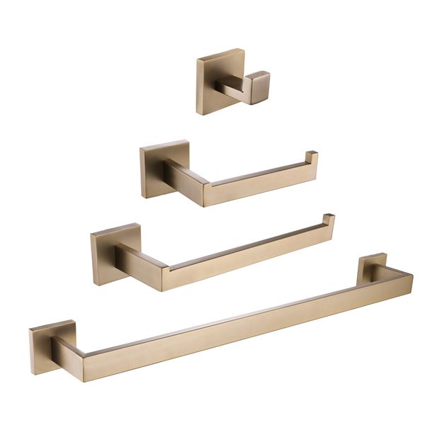 bathroom towel holder bathroom accessories in brushed gold 304 stainless steel settowel ring towel rod bathrobe hook
bathroom towel holder bathroom accessories in brushed gold 304 stainless steel settowel ring towel rod bathrobe hook