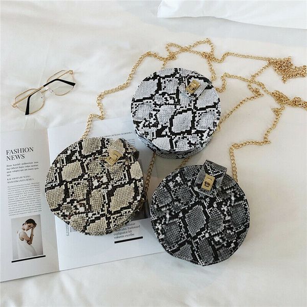 2020 new women serpentine shoulder bag pu leather lady small round handbag crossbody messenger purse small retro
2020 new women serpentine shoulder bag pu leather lady small round handbag crossbody messenger purse small retro