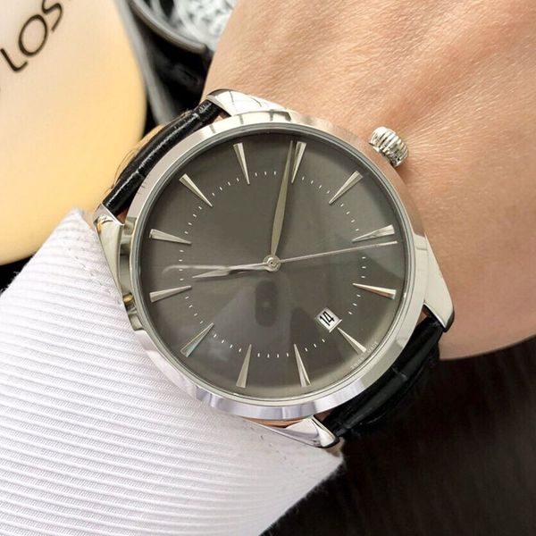 classic three-needle mens watch automatic mechanical movement 316 stainless steel case imported black calfskin strap 40mm 11mm luxury watch, Slivery;brown
classic three-needle mens watch automatic mechanical movement 316 stainless steel case imported black calfskin strap 40mm 11mm luxury watch, Slivery;brown