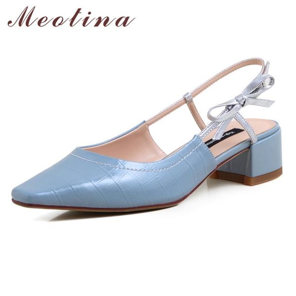 meotina real leather mid heel slingbacks pumps bow women shoes square toe block heels ladies footwear summer beige blue size 40, Black
meotina real leather mid heel slingbacks pumps bow women shoes square toe block heels ladies footwear summer beige blue size 40, Black
