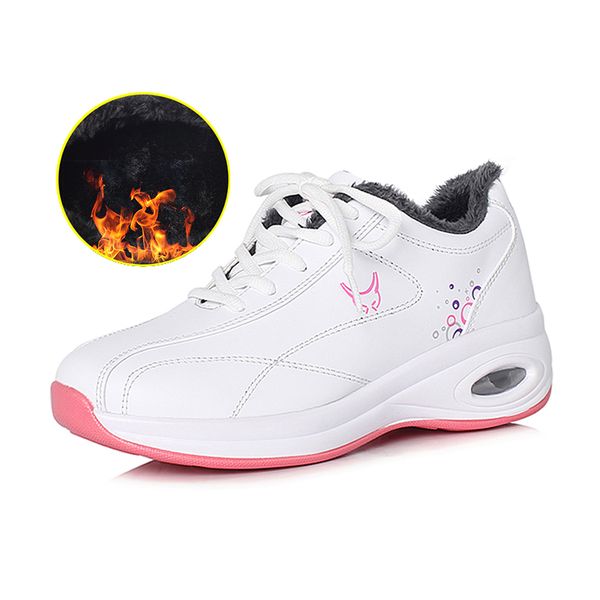 warm women sport shoes winter fur air cushion platform sneakers height increasing 5cm waterproof fitness shoes gym jogging, Black
warm women sport shoes winter fur air cushion platform sneakers height increasing 5cm waterproof fitness shoes gym jogging, Black