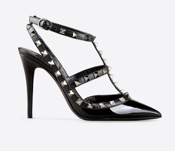 luxury designer women shoes mid heel ladies high heels sandals red bottom spike party wedding studded sandales pour femmes, Black
luxury designer women shoes mid heel ladies high heels sandals red bottom spike party wedding studded sandales pour femmes, Black