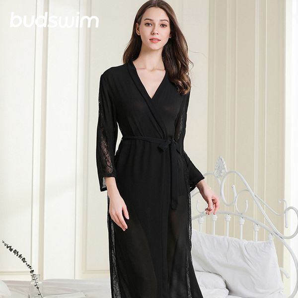 women's satin silk woman lace robe female lace bathrobe womens robes sleepwear ladies robe for women breathable homewear, Black;red
women's satin silk woman lace robe female lace bathrobe womens robes sleepwear ladies robe for women breathable homewear, Black;red