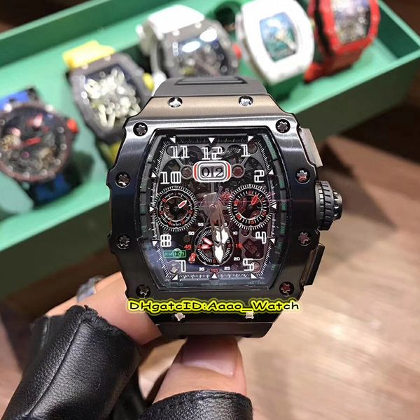 New 11 03 big date 41mm flyback chrono black keleton dial miyota automatic men watch black teel ca e black rubber trap watche
New 11 03 big date 41mm flyback chrono black keleton dial miyota automatic men watch black teel ca e black rubber trap watche