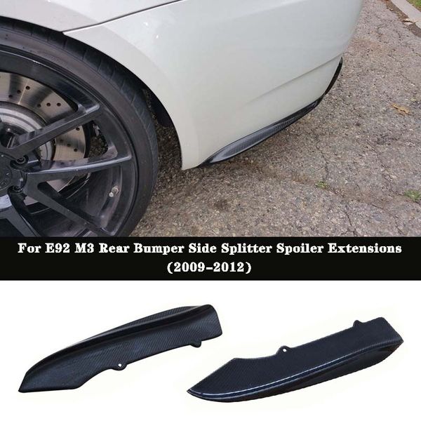 k style carbon fiber rear bumper side splitter spoiler extensions for bmw e92 e93 2door m3 
k style carbon fiber rear bumper side splitter spoiler extensions for bmw e92 e93 2door m3